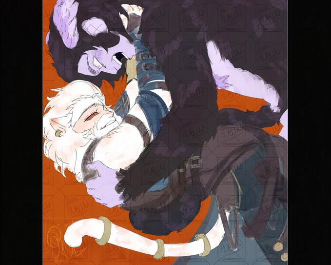 Commissioned Piece Colored Sketch